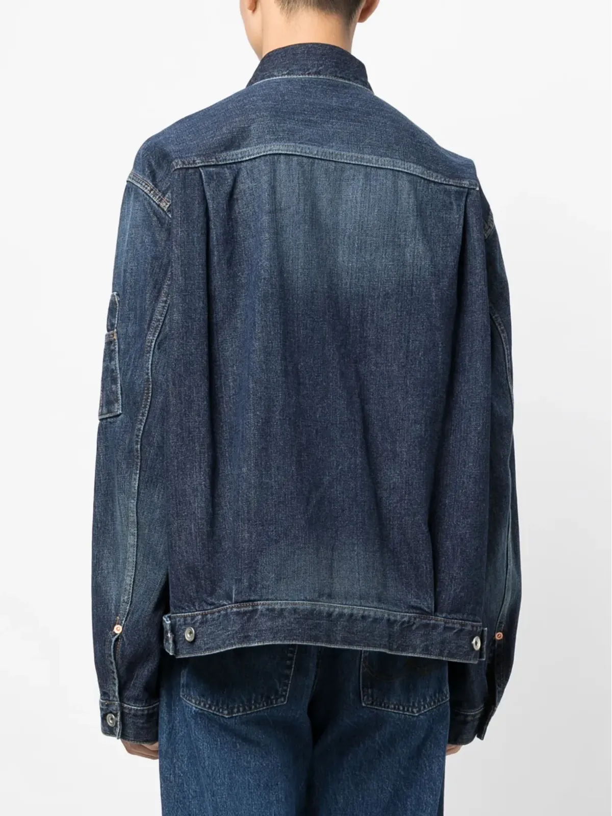 sacai ストレートポイントカラー コットンジャケット - 画像4