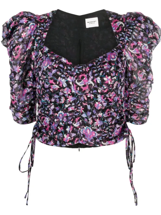 MARANT ÉTOILE MARANT ÉTOILE Galaor パフスリーブ ブラウスの商品画像
