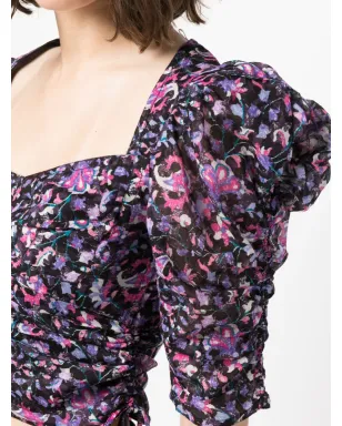 MARANT ÉTOILE Galaor パフスリーブ ブラウス - サムネイル5