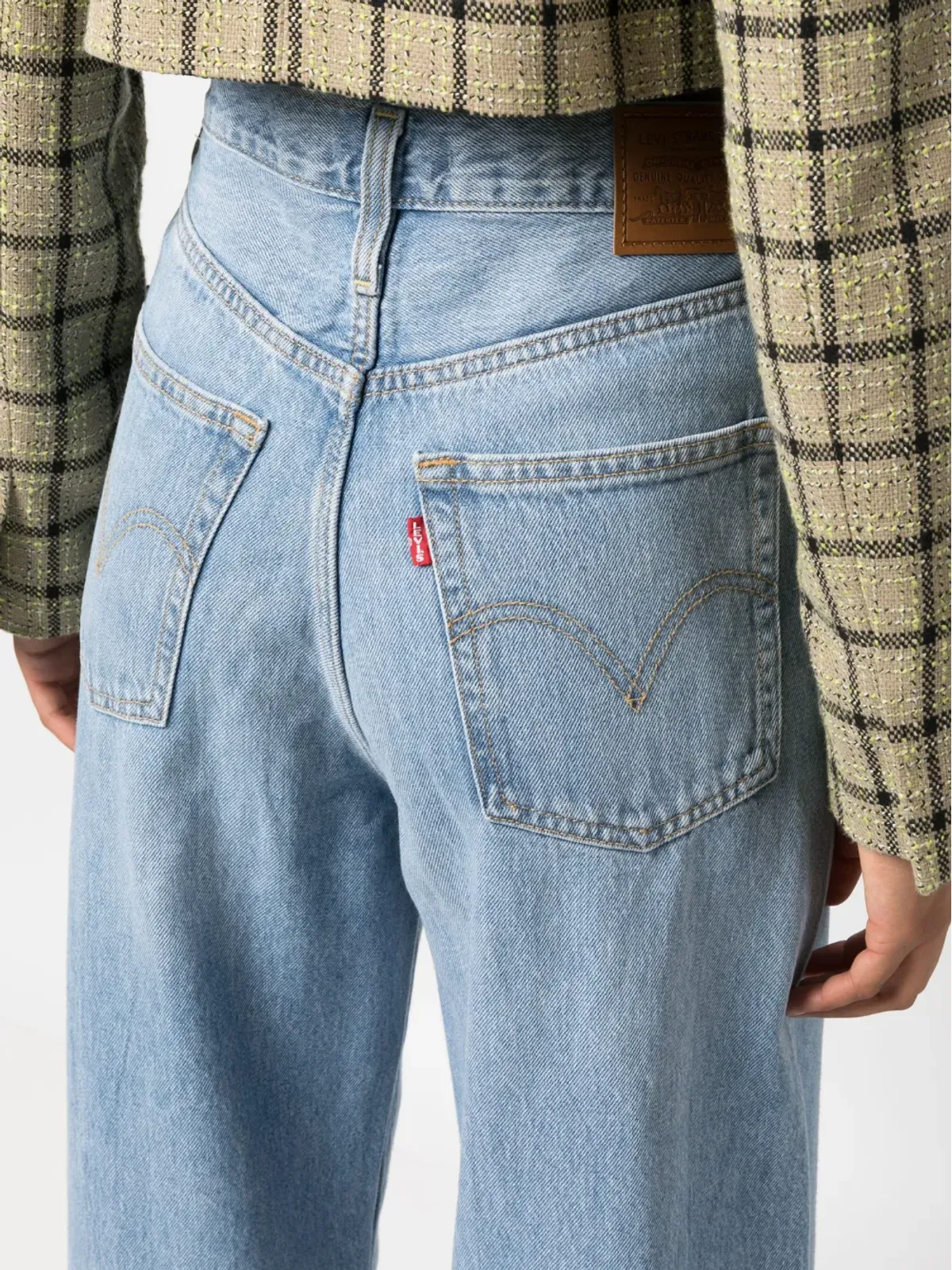 Levi's ハイウエスト ワイドレッグ デニムジーンズ - 画像5