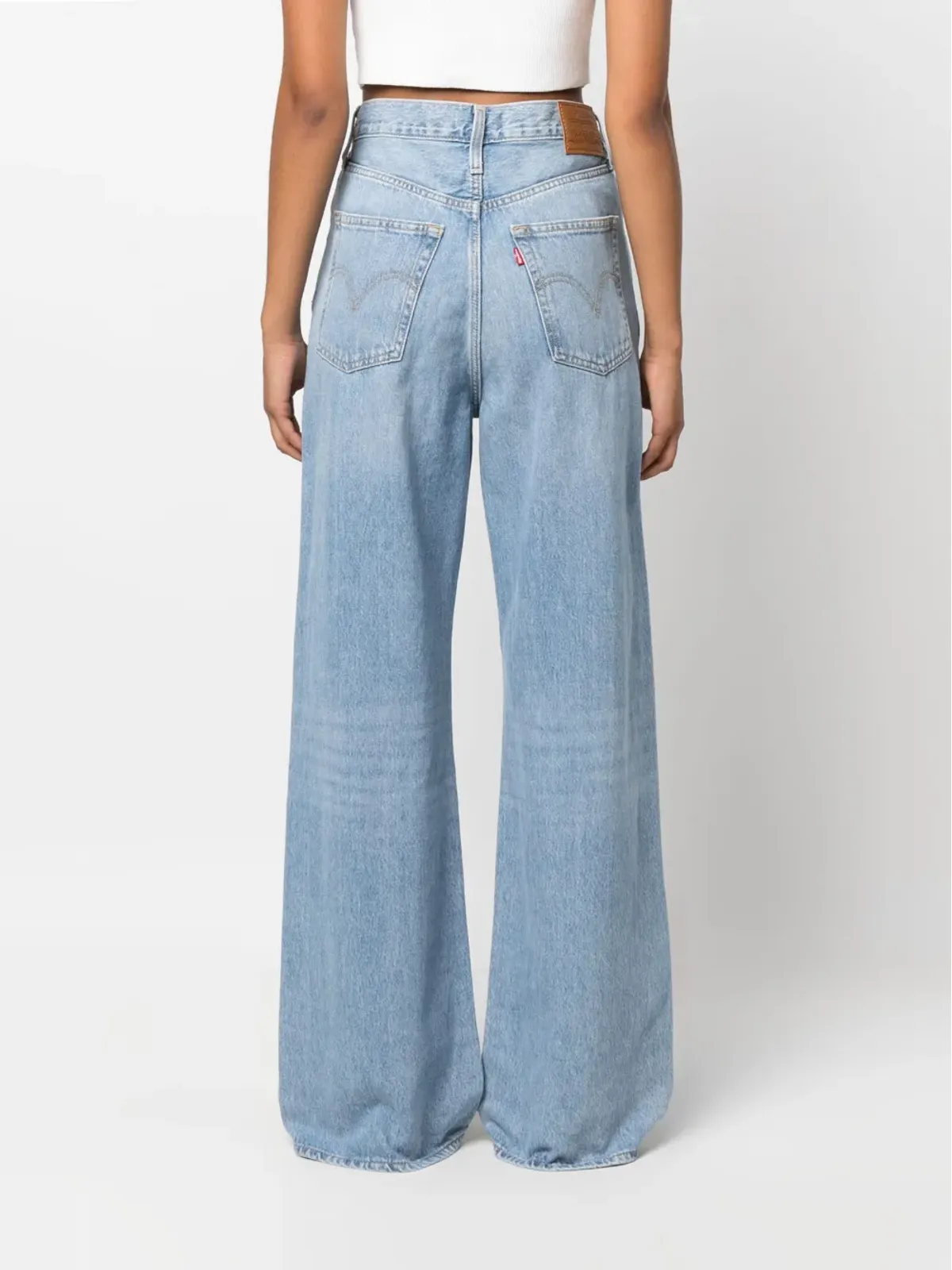 Levi's ハイウエスト ワイドレッグ デニムジーンズ - 画像4