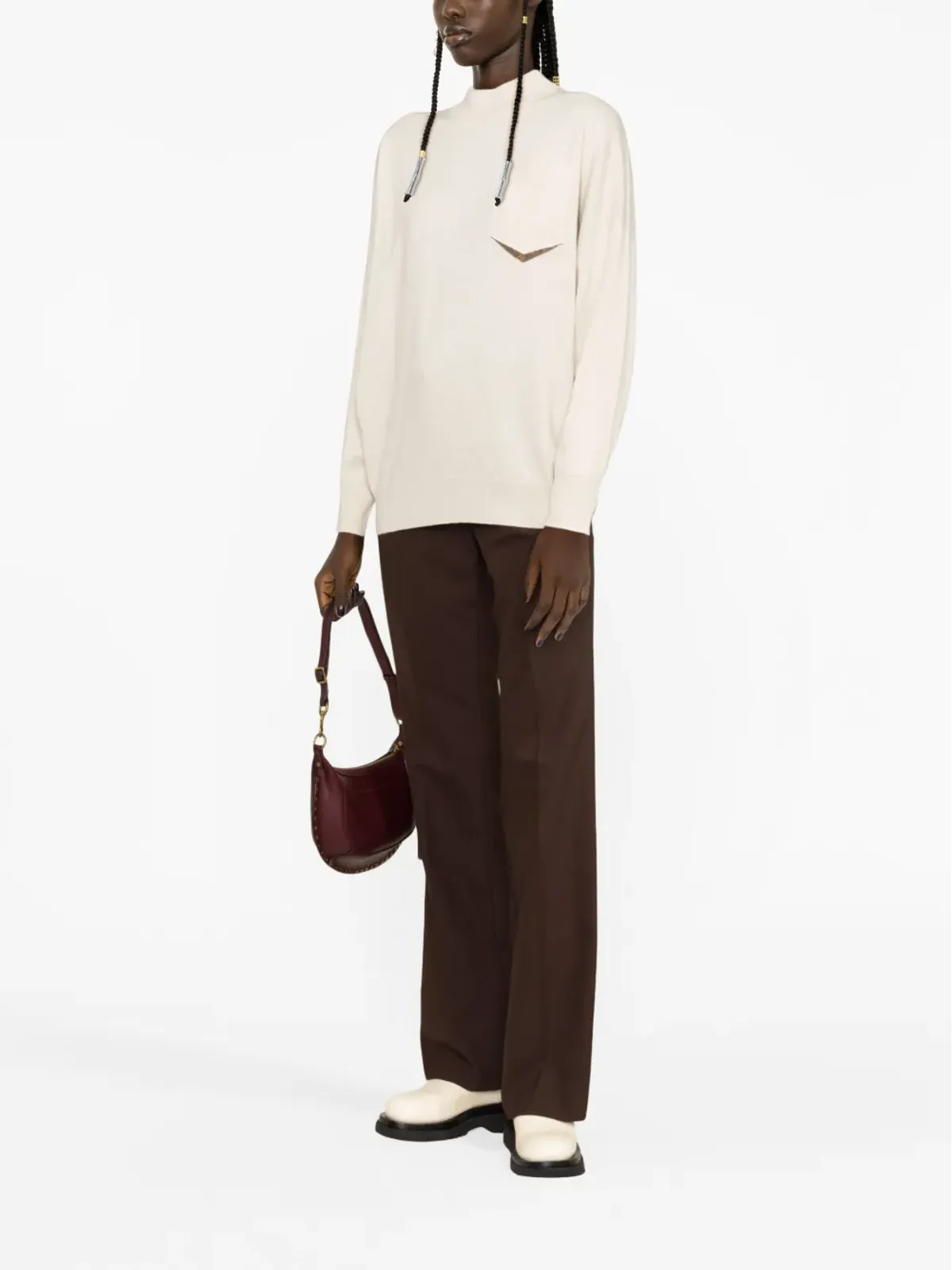 Brunello Cucinelli モニリディテール カシミヤ ジャンパー - 画像3