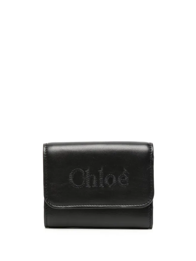 Chloe Chloé Sense 三つ折りレザーウォレット - ブラックの商品画像