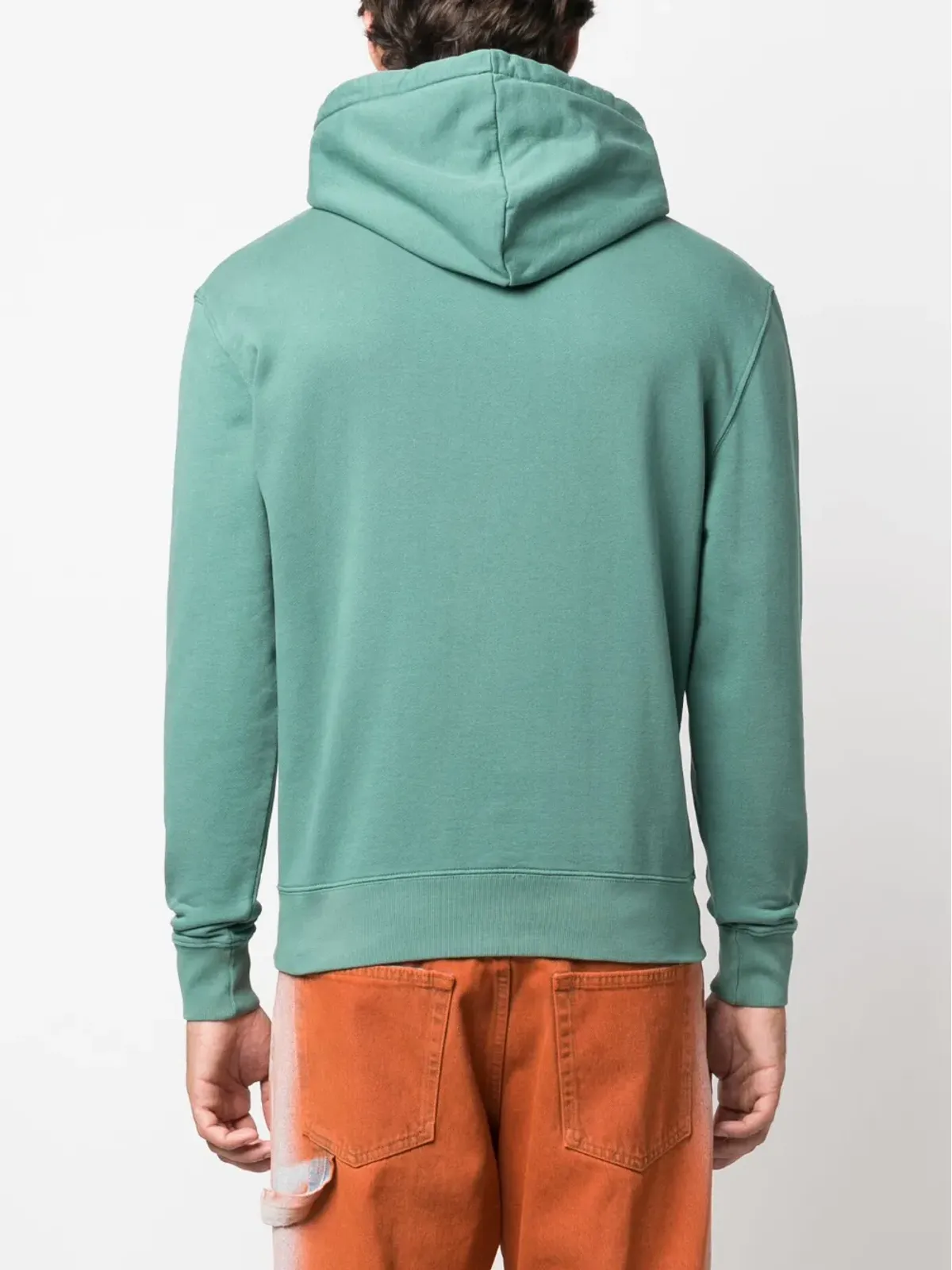 Maison Kitsuné フォックスモチーフ コットン フーディー - グリーン - 画像4
