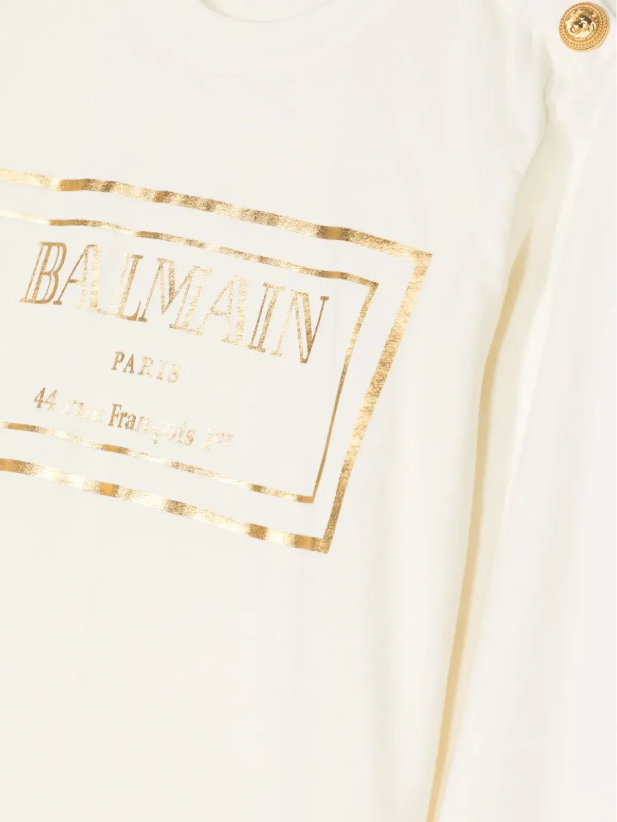 Balmain Kids フォイルロゴプリント スウェットシャツ - 画像3