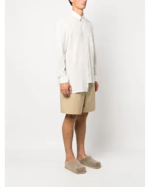 Lanvin ストライプ柄 アシンメトリーヘム シャツ - サムネイル3