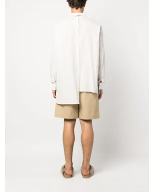 Lanvin ストライプ柄 アシンメトリーヘム シャツ - サムネイル4