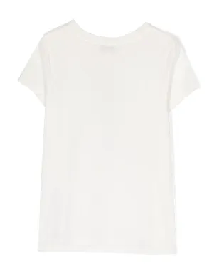 Lanvin Enfant ボタニカ・ラビットプリント コットンTシャツ - サムネイル2