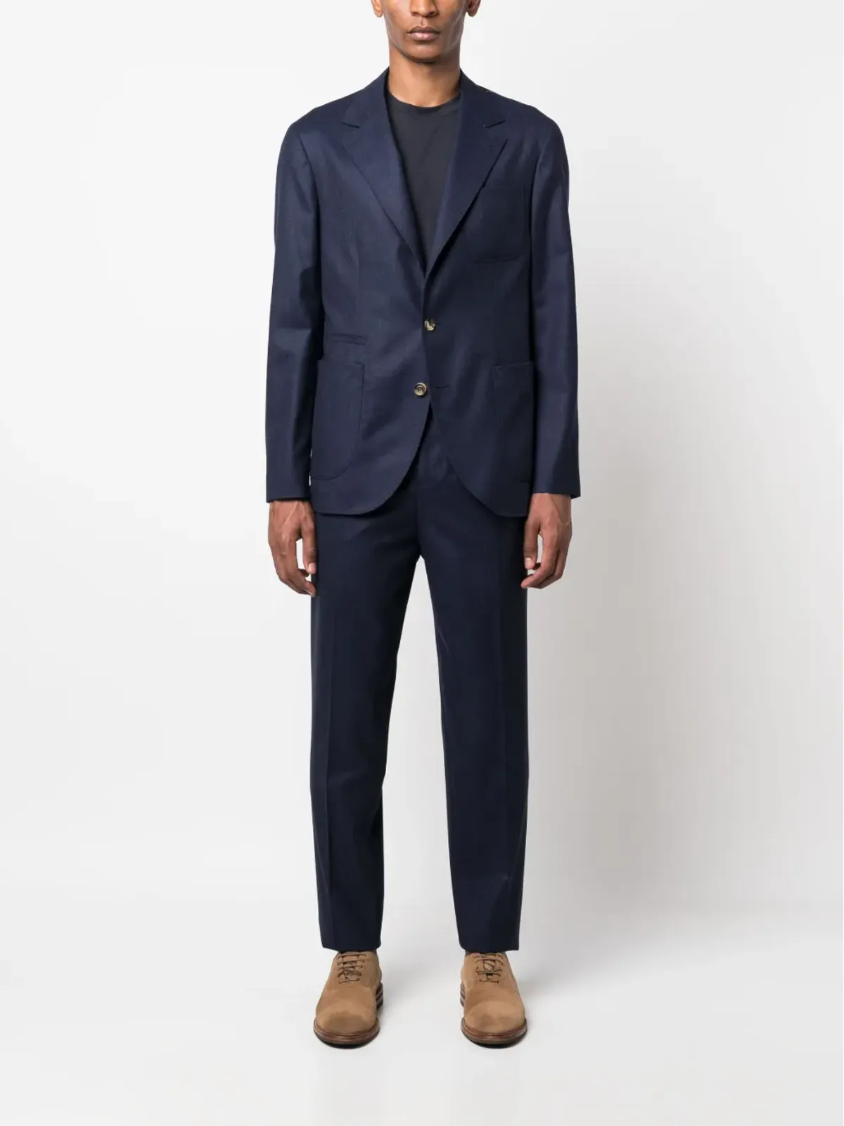 Brunello Cucinelli シングルブレスト ウールスーツ - 画像2