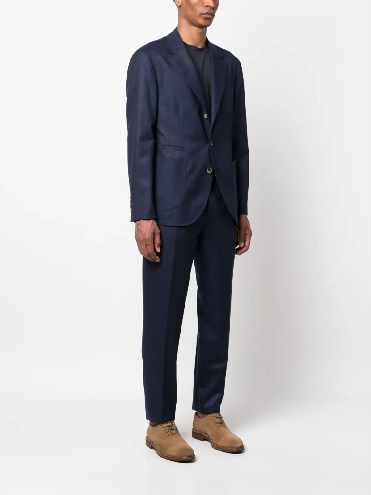 Brunello Cucinelli シングルブレスト ウールスーツ - 画像3