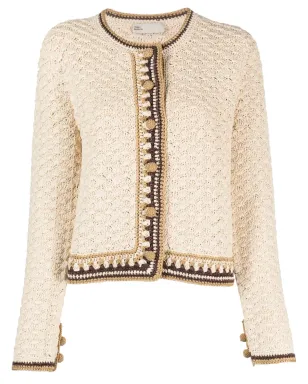 Tory Burch ラウンドネック ボタンアップ カーディガン - サムネイル1
