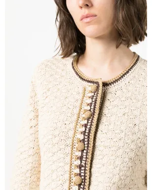 Tory Burch ラウンドネック ボタンアップ カーディガン - サムネイル5