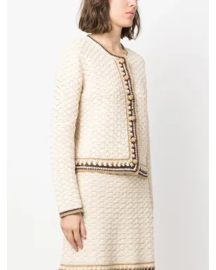 Tory Burch ラウンドネック ボタンアップ カーディガン - サムネイル3