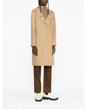 Herno パッド入りカラーのシングルブレストコート - サムネイル3