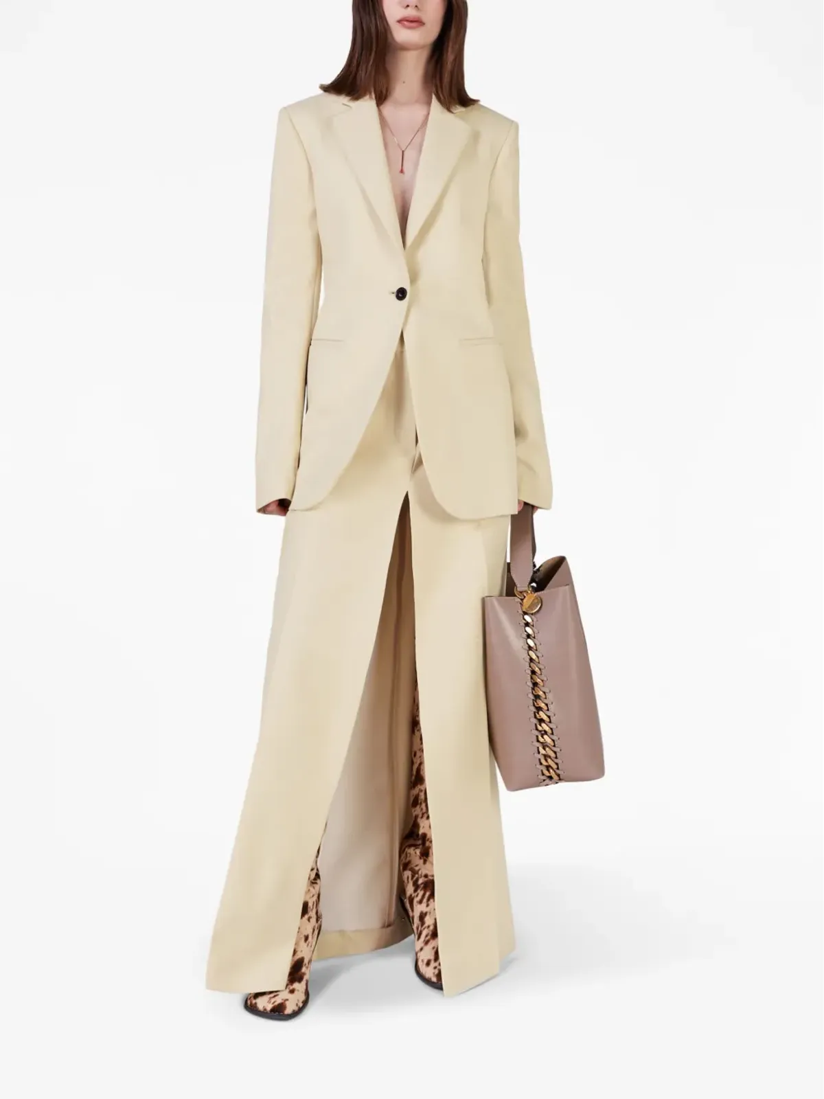 Stella McCartney 前スリット入りマキシスカート - 画像2
