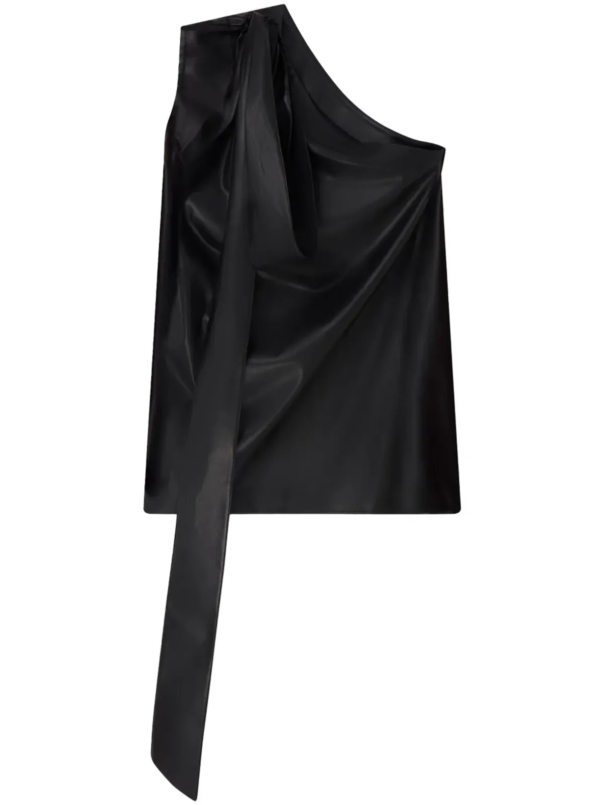 Stella McCartney スカーフ付きワンショルダートップ - 画像1