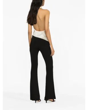 Stella McCartney リブニットフレアパンツ ブラック - サムネイル3