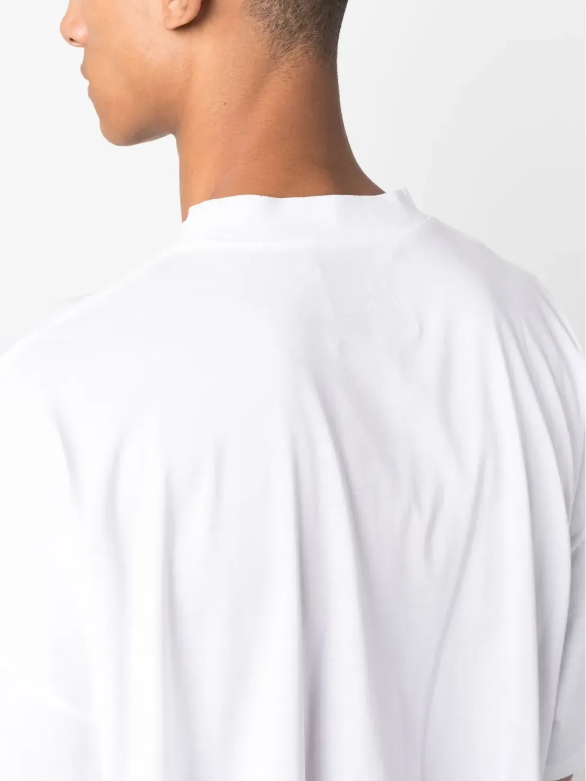Studio Nicholson 半袖コットンTシャツ - ホワイト - 画像5