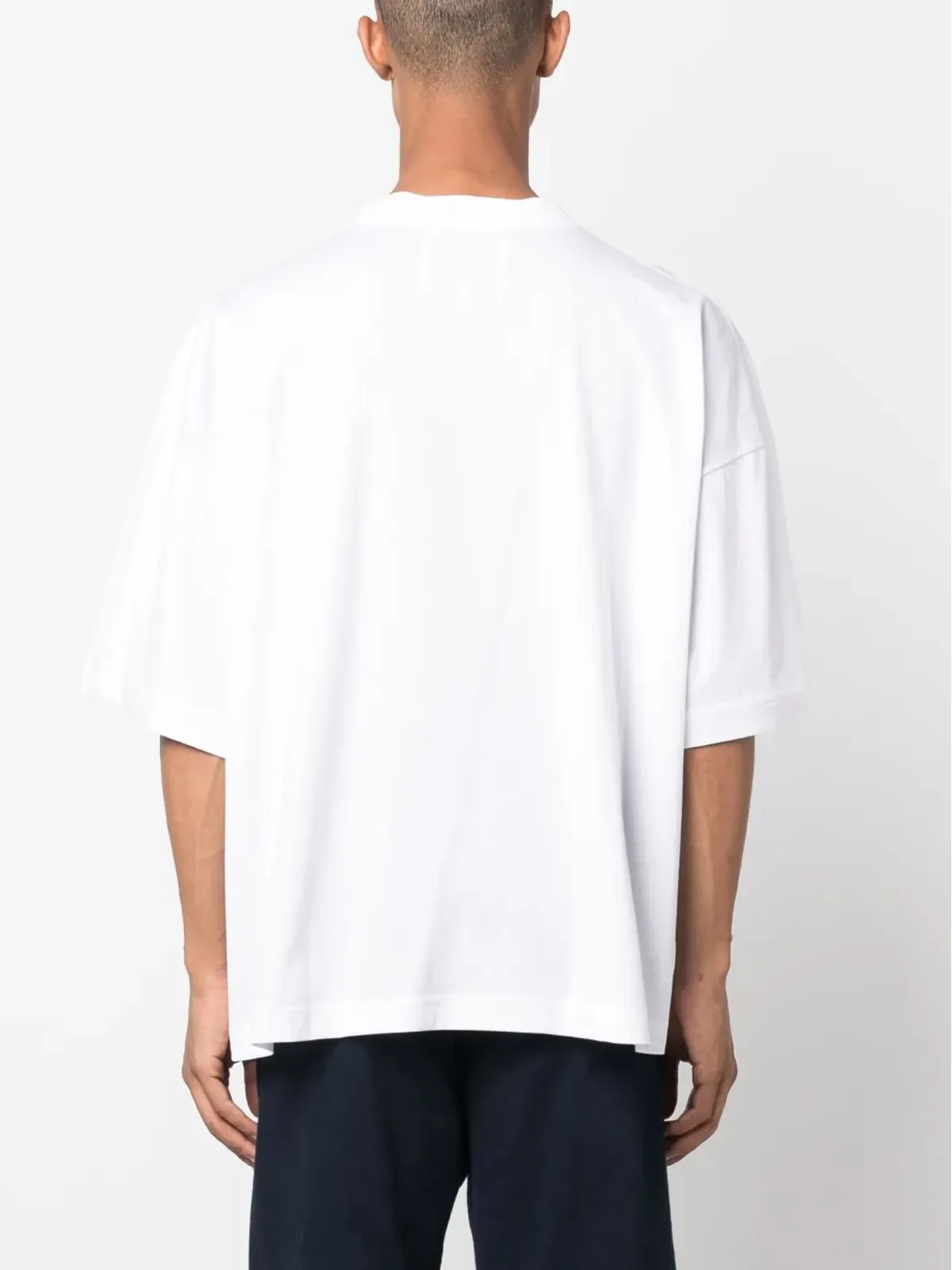 Studio Nicholson 半袖コットンTシャツ - ホワイト - 画像4