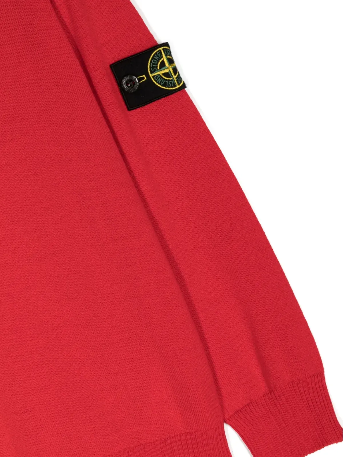 Stone Island Junior コンパスモチーフ クルーネック スウェットシャツ - レッド - 画像3