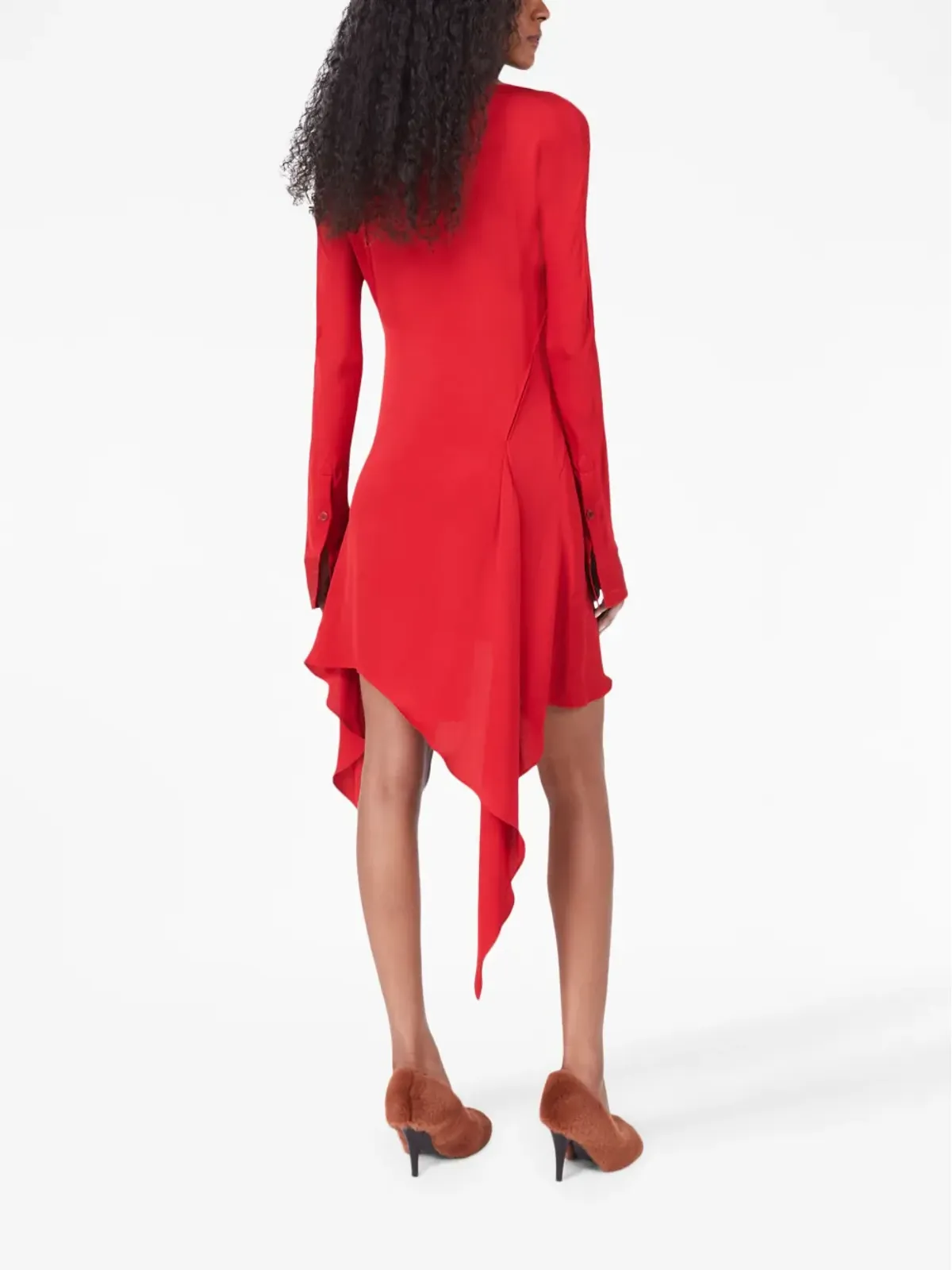 Stella McCartney アシンメトリックシーム カットアウト ドレス - 画像3