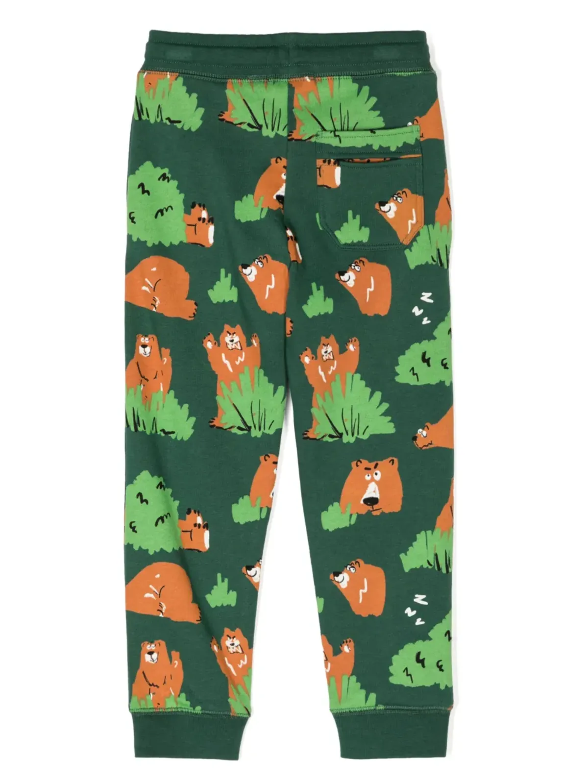 Stella McCartney Kids くまプリント コットンパンツ - 画像2