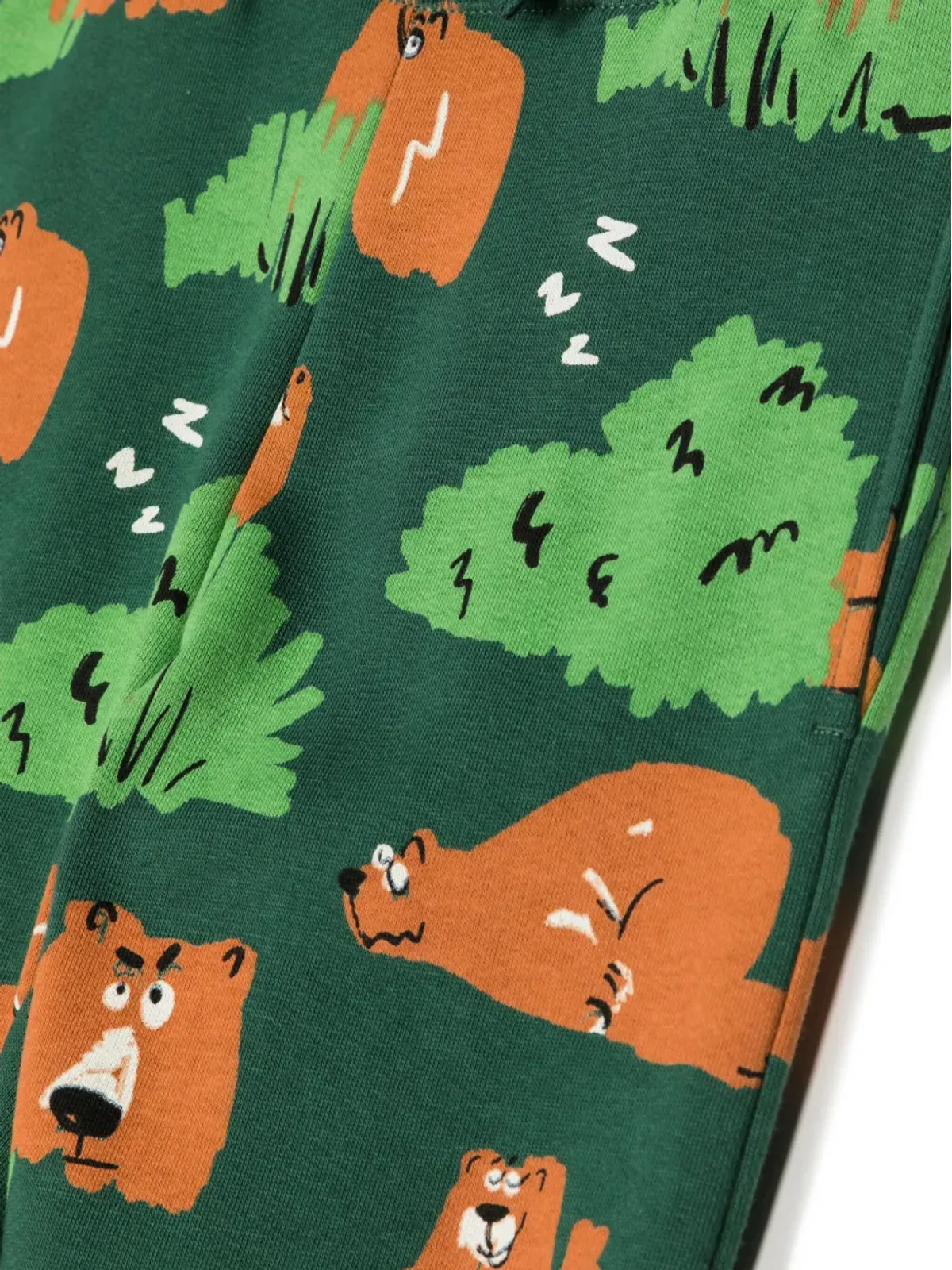 Stella McCartney Kids くまプリント コットンパンツ - 画像3