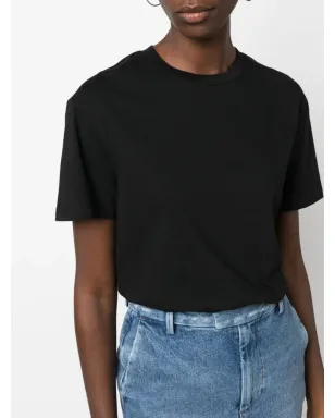 WARDROBE.NYC クルーネック コットン Tシャツ - ブラック - サムネイル5