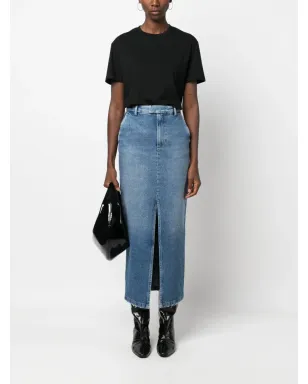 WARDROBE.NYC クルーネック コットン Tシャツ - ブラック - サムネイル2