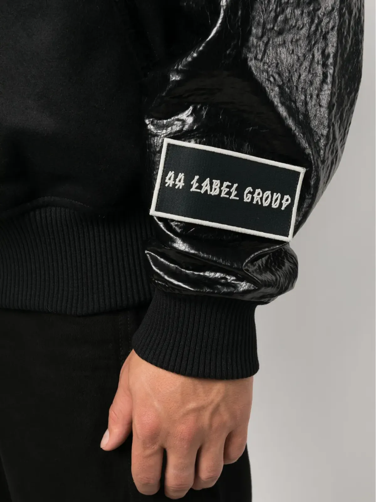 44 LABEL GROUP Grad ロゴパッチ ボンバージャケット - 画像5
