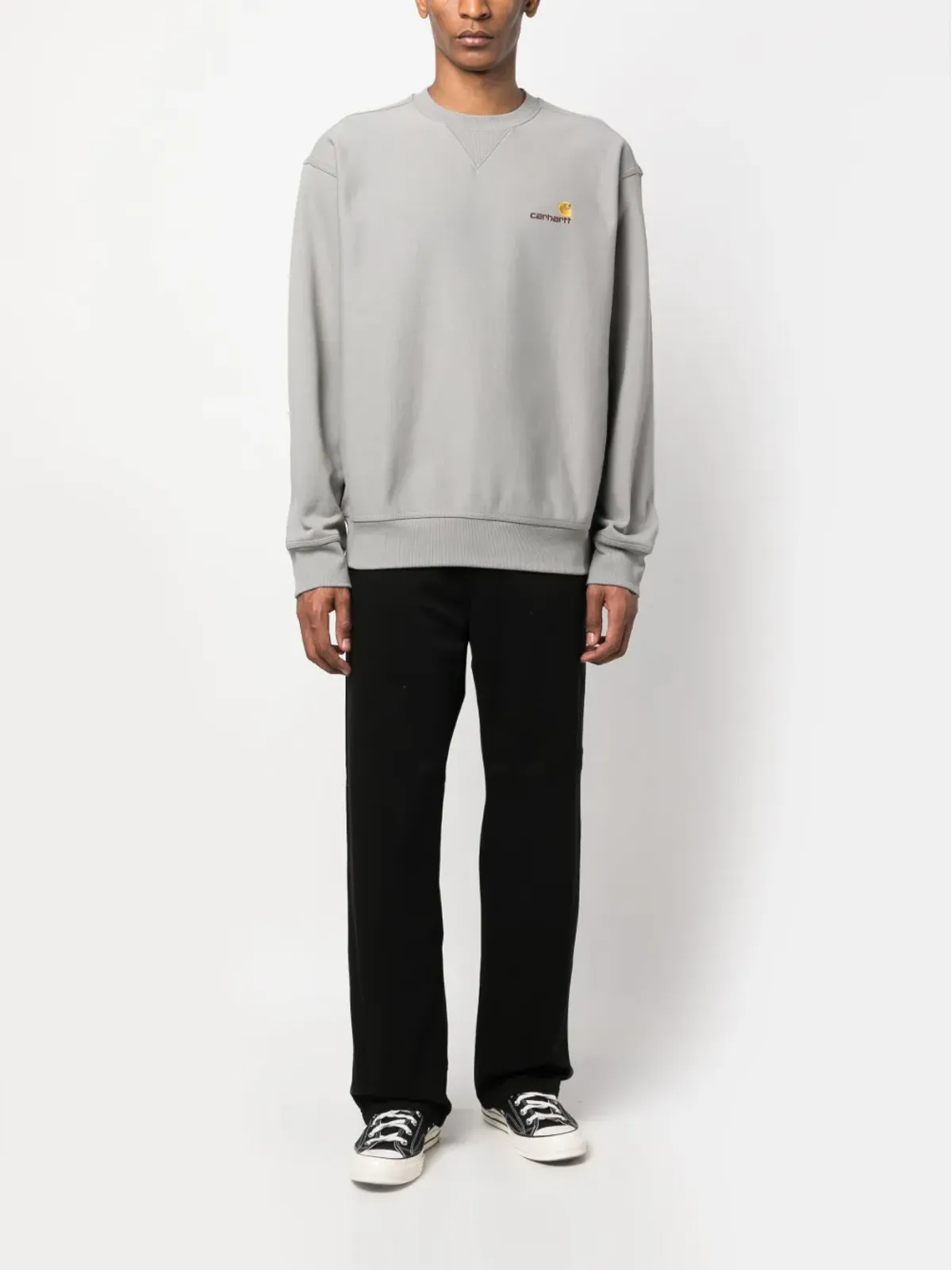 Carhartt WIP ロゴ刺繍入り コットン スウェットシャツ - 画像2