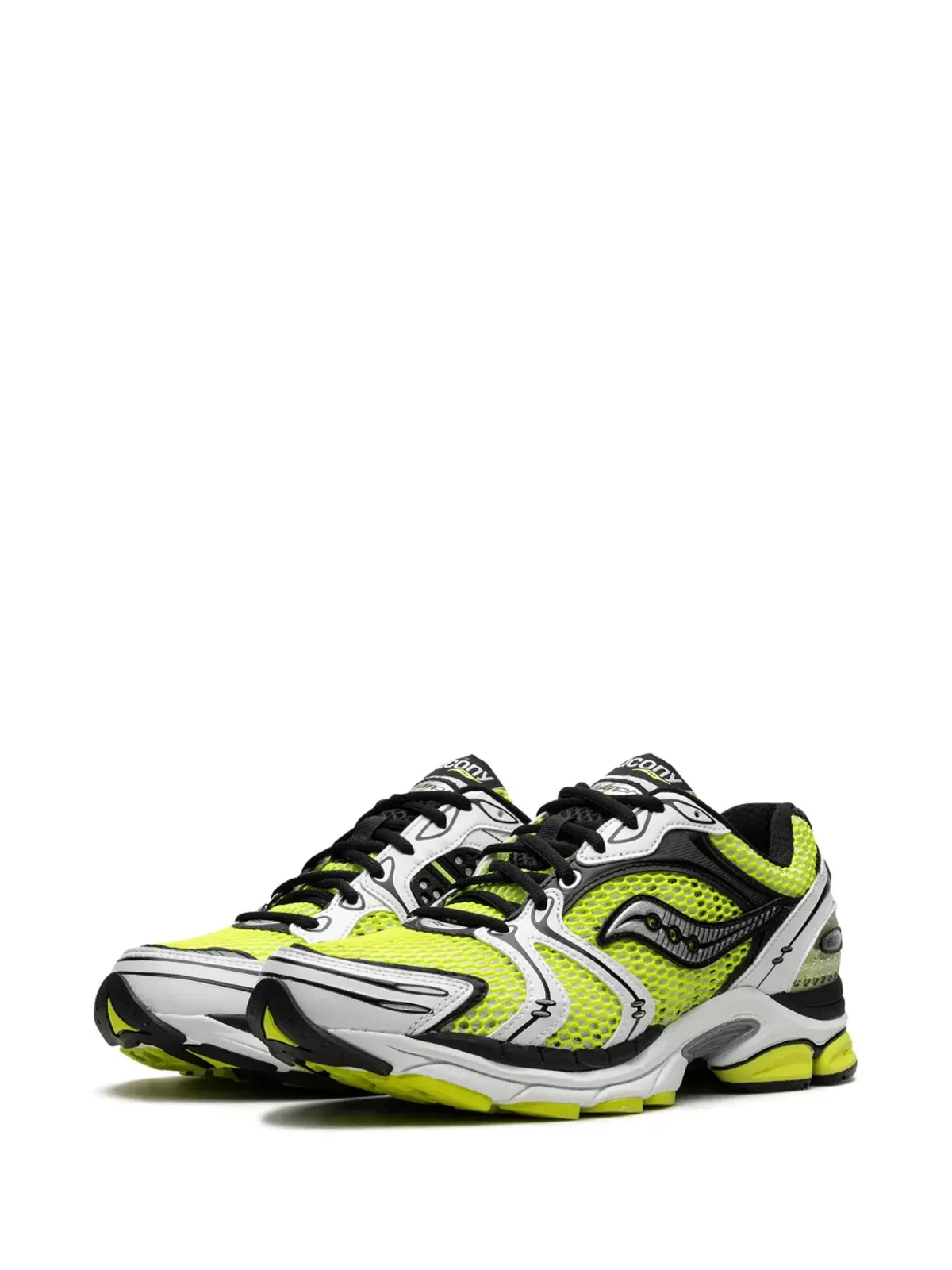 Saucony Progrid Triumph 4 ネオンイエロー スニーカー - 画像5