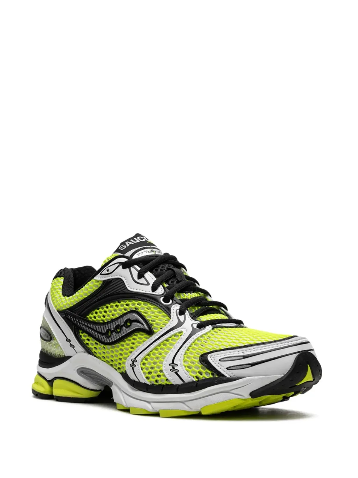 Saucony Progrid Triumph 4 ネオンイエロー スニーカー - 画像2