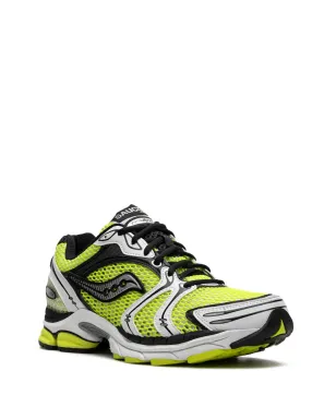 Saucony Progrid Triumph 4 ネオンイエロー スニーカー - サムネイル2