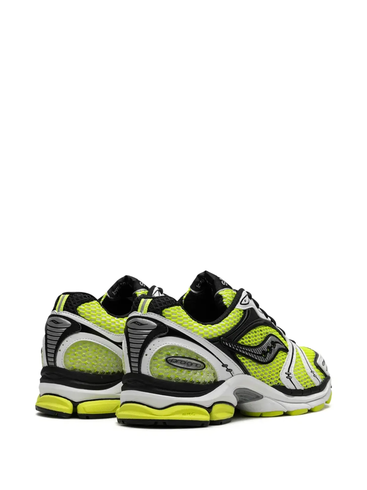 Saucony Progrid Triumph 4 ネオンイエロー スニーカー - 画像3