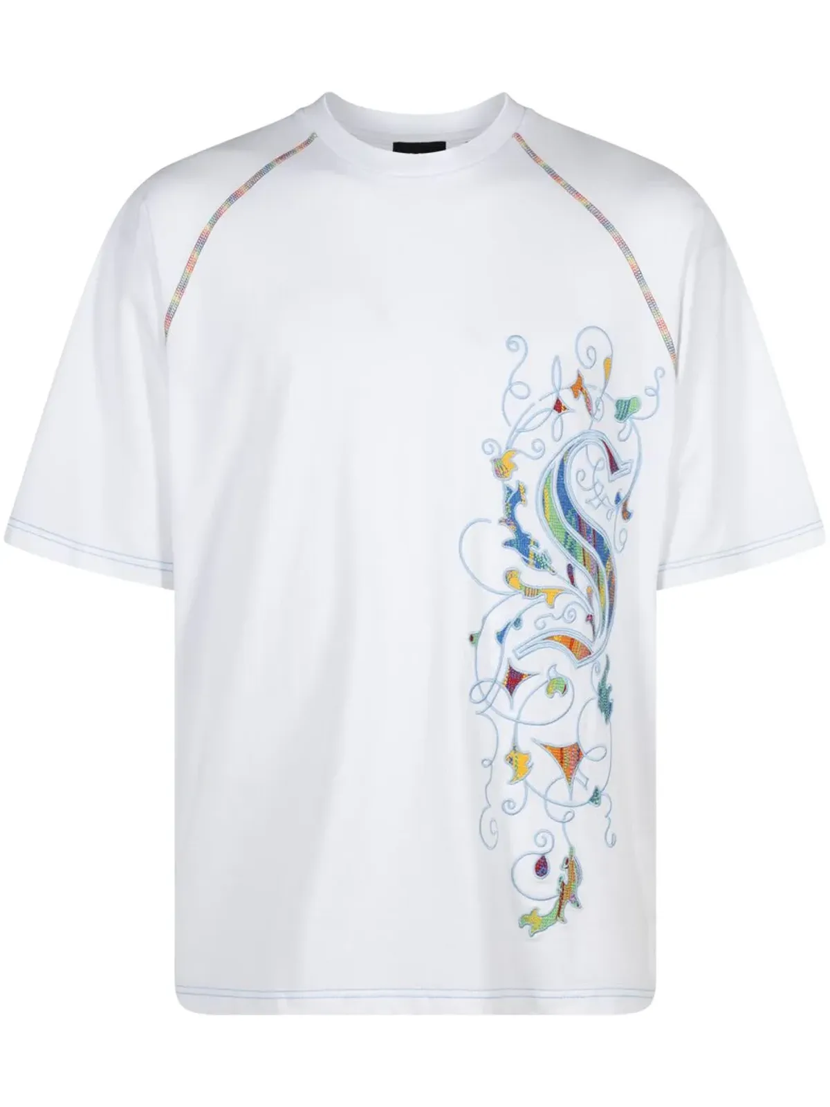 Supreme エンブロイダードモチーフ コットン Tシャツ - 画像1
