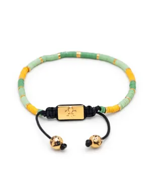Nialaya Jewelry ロゴプレート付きビーズブレスレット - サムネイル3