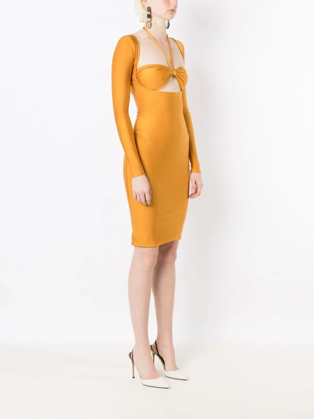 Lethicia Bronstein Marylin cut-out bodycon dress - 画像3