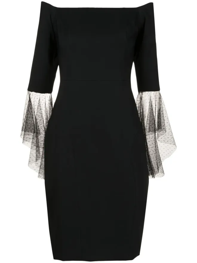 Lethicia Bronstein Lethicia Bronstein Anne チュール袖ドレスの商品画像