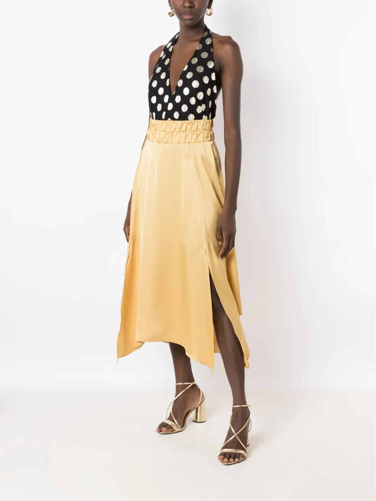 Lethicia Bronstein Bardot midi skirt - Yellow - 画像2