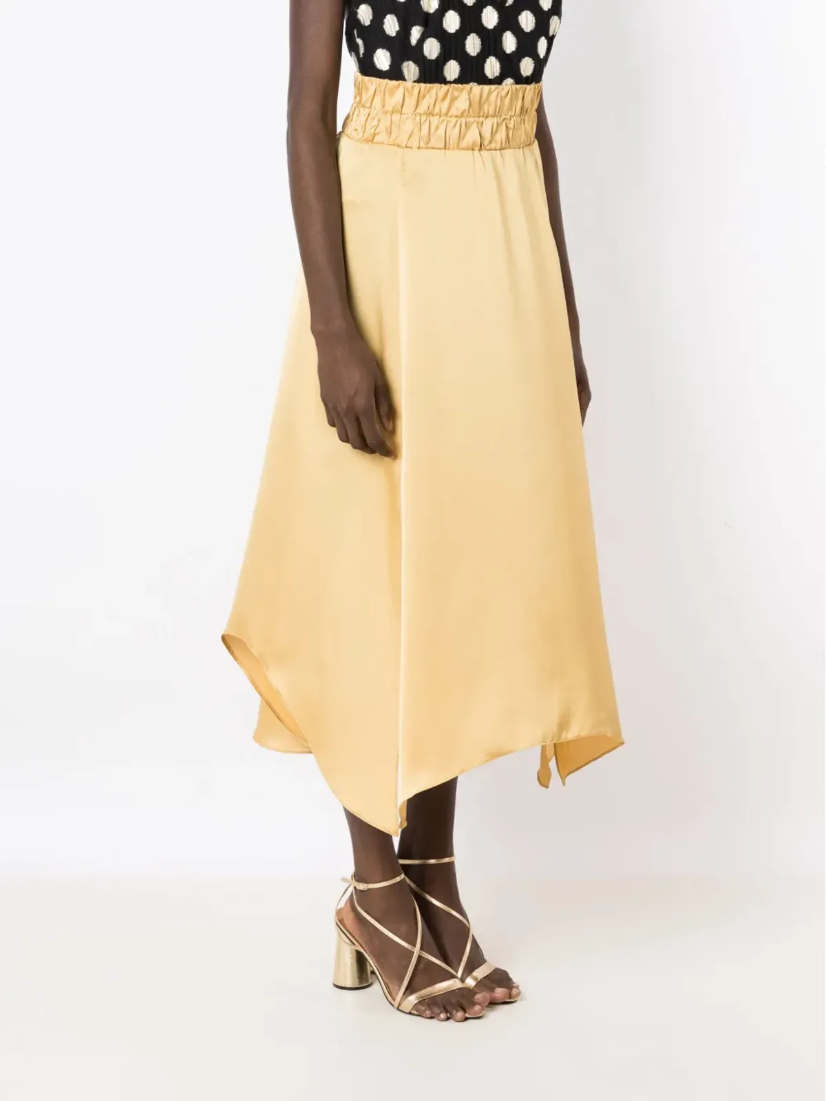 Lethicia Bronstein Bardot midi skirt - Yellow - 画像3