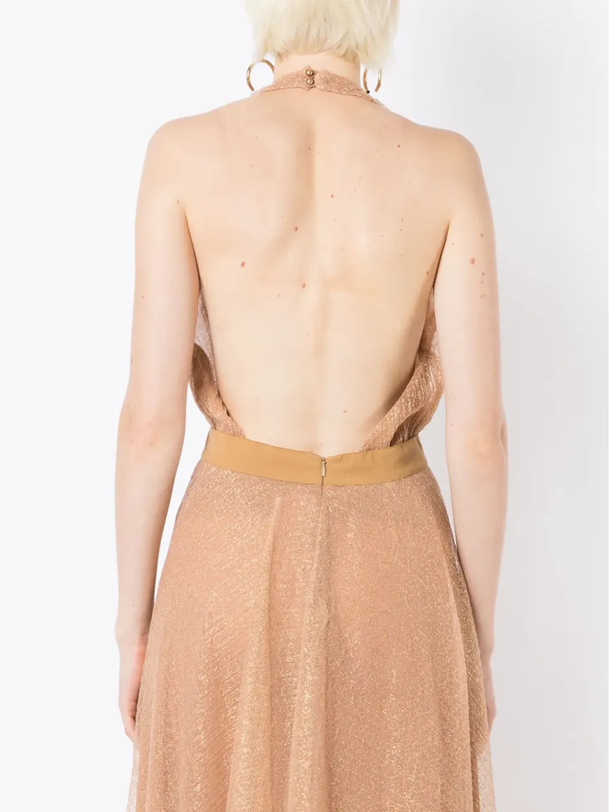 Lethicia Bronstein マライア プリーツボディスーツ - 画像4