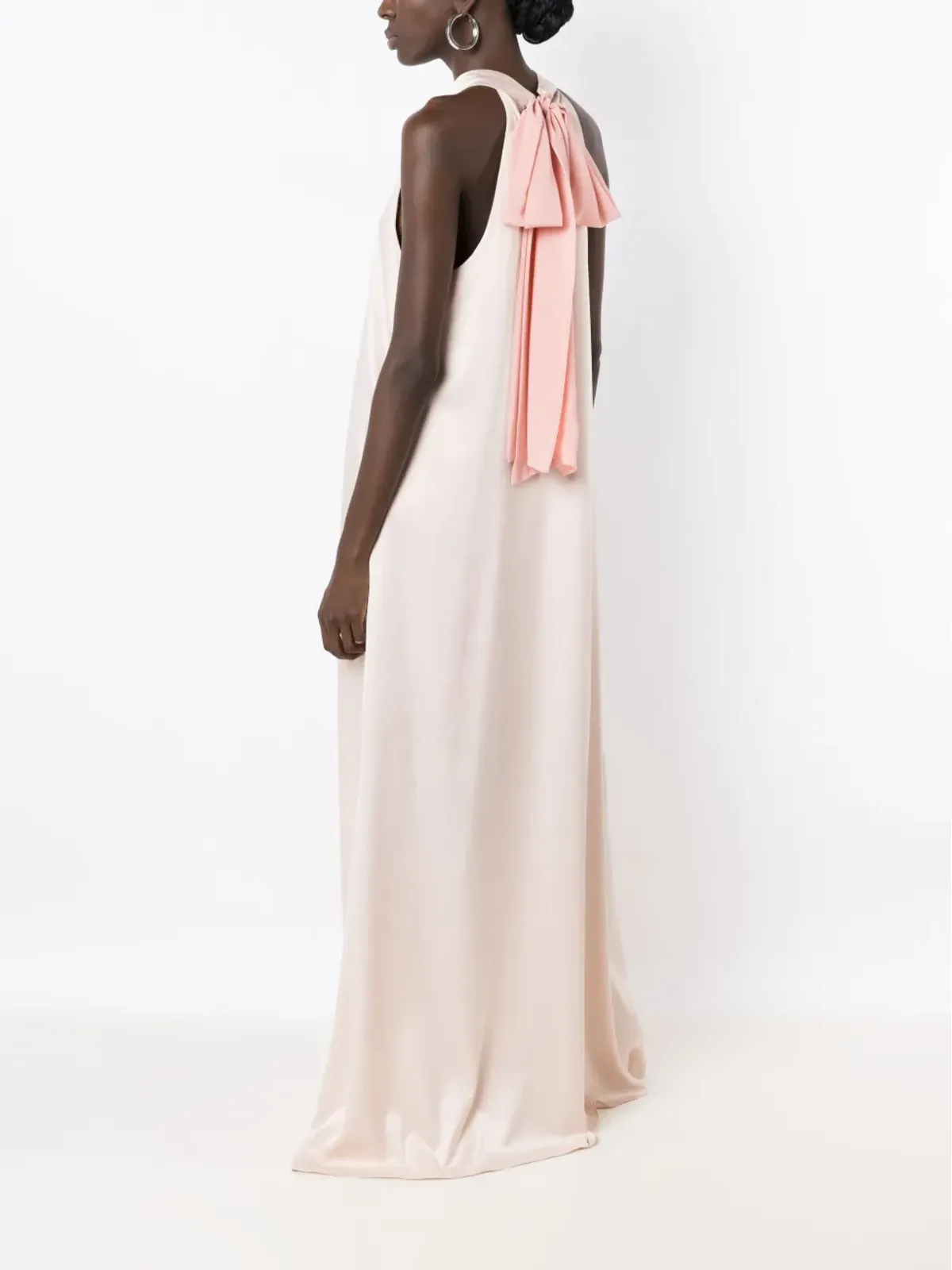 Lethicia Bronstein Bly サテンマキシドレス - ピンク - 画像2