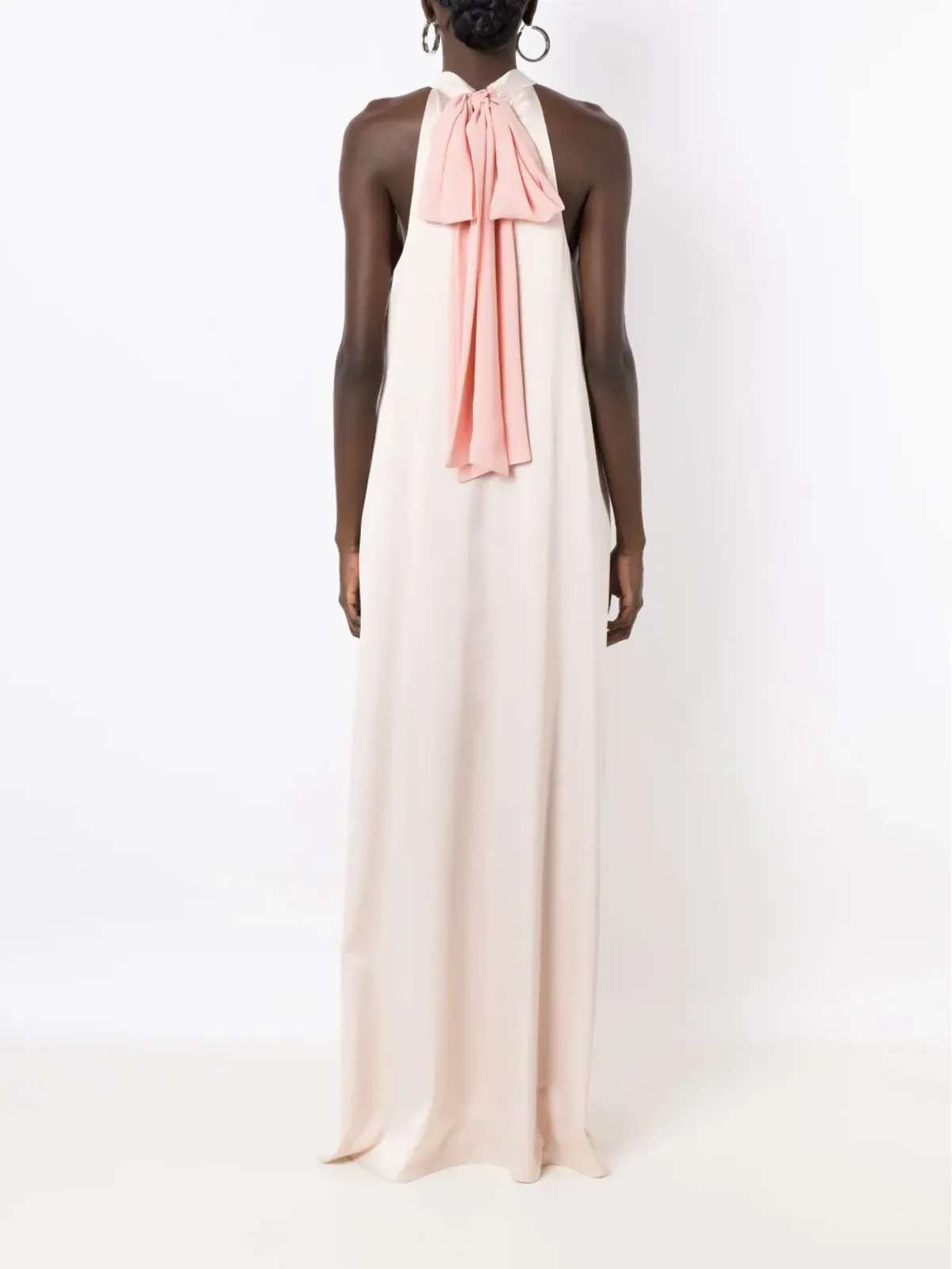 Lethicia Bronstein Bly サテンマキシドレス - ピンク - 画像4
