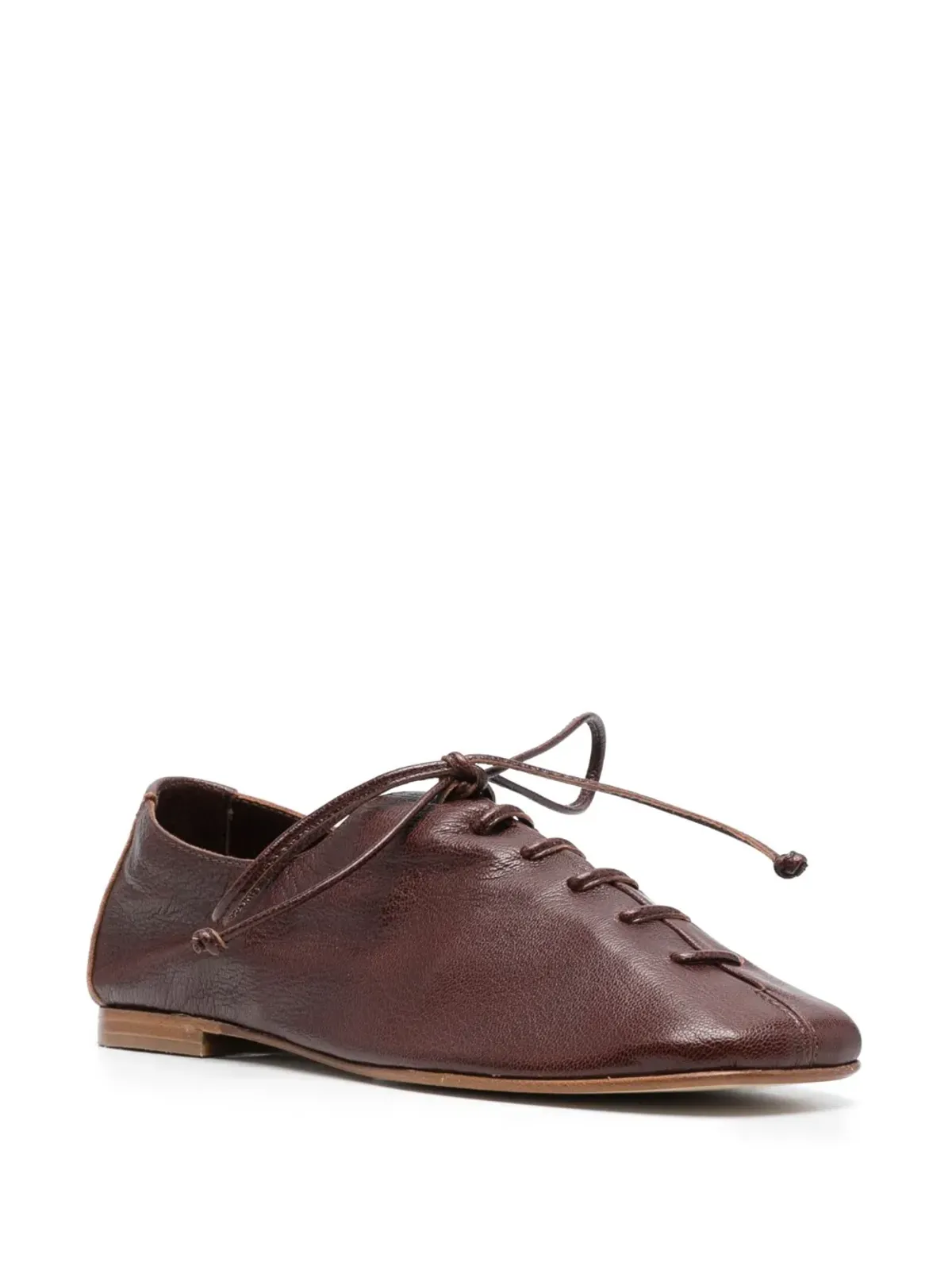 Hereu Plegada leather Derby shoes - Brown - 画像2