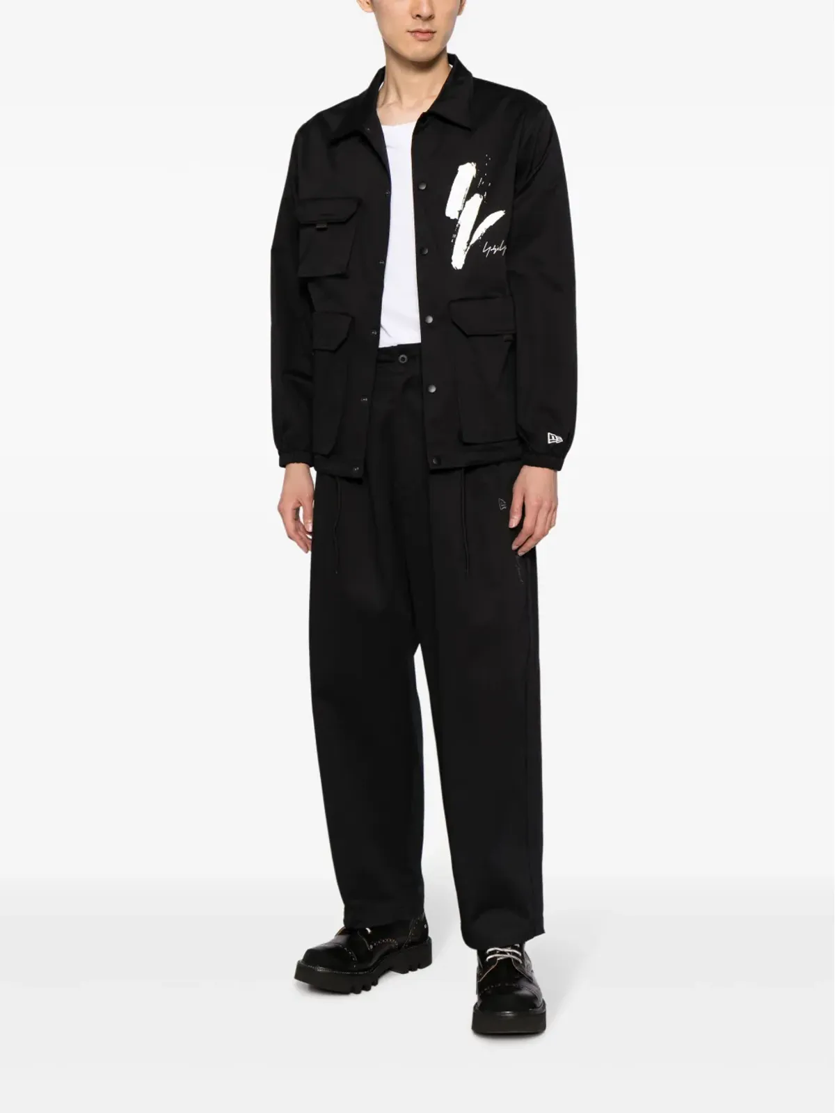 Yohji Yamamoto x New Era ロゴプリントジャケット - 画像2