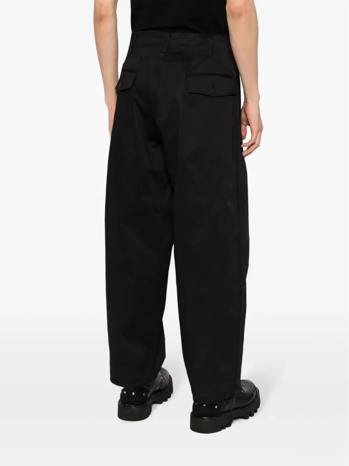 Yohji Yamamoto x New Era プリーツディテールパンツ - 画像4
