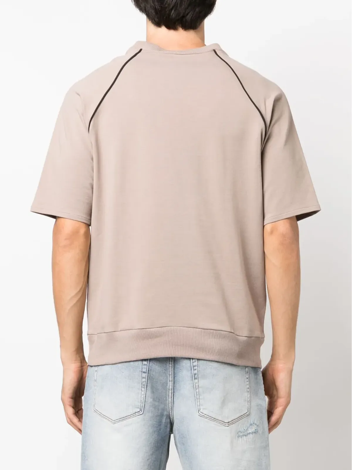 Alchemy ラグランスリーブ コットン混紡 Tシャツ - Neutrals - 画像5