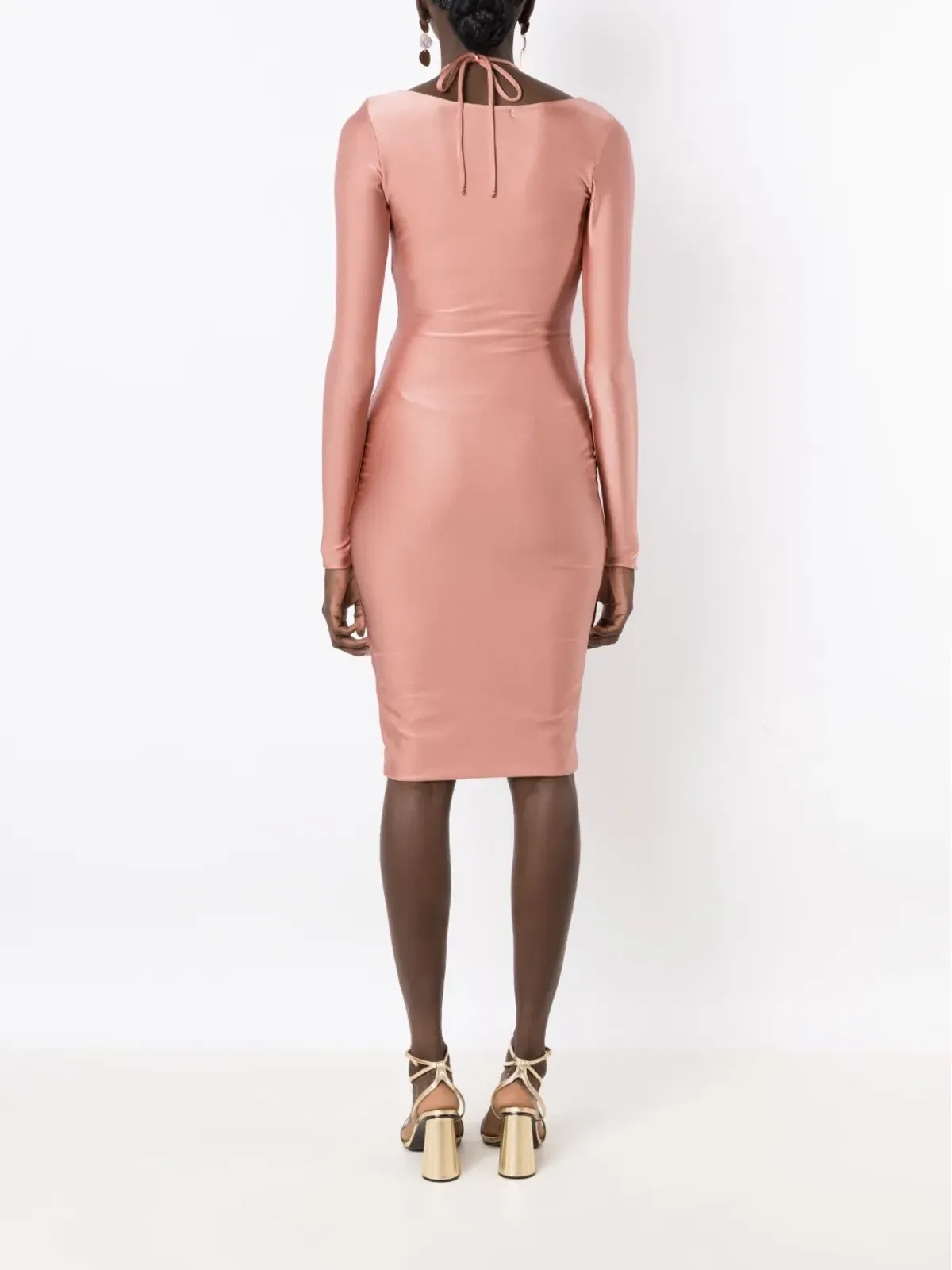Lethicia Bronstein Marylinカットアウトミディドレス - 画像4