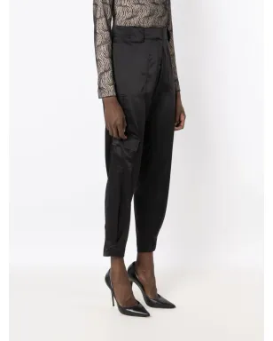 Lethicia Bronstein アブリー テーパードカーゴパンツ - Black - サムネイル3